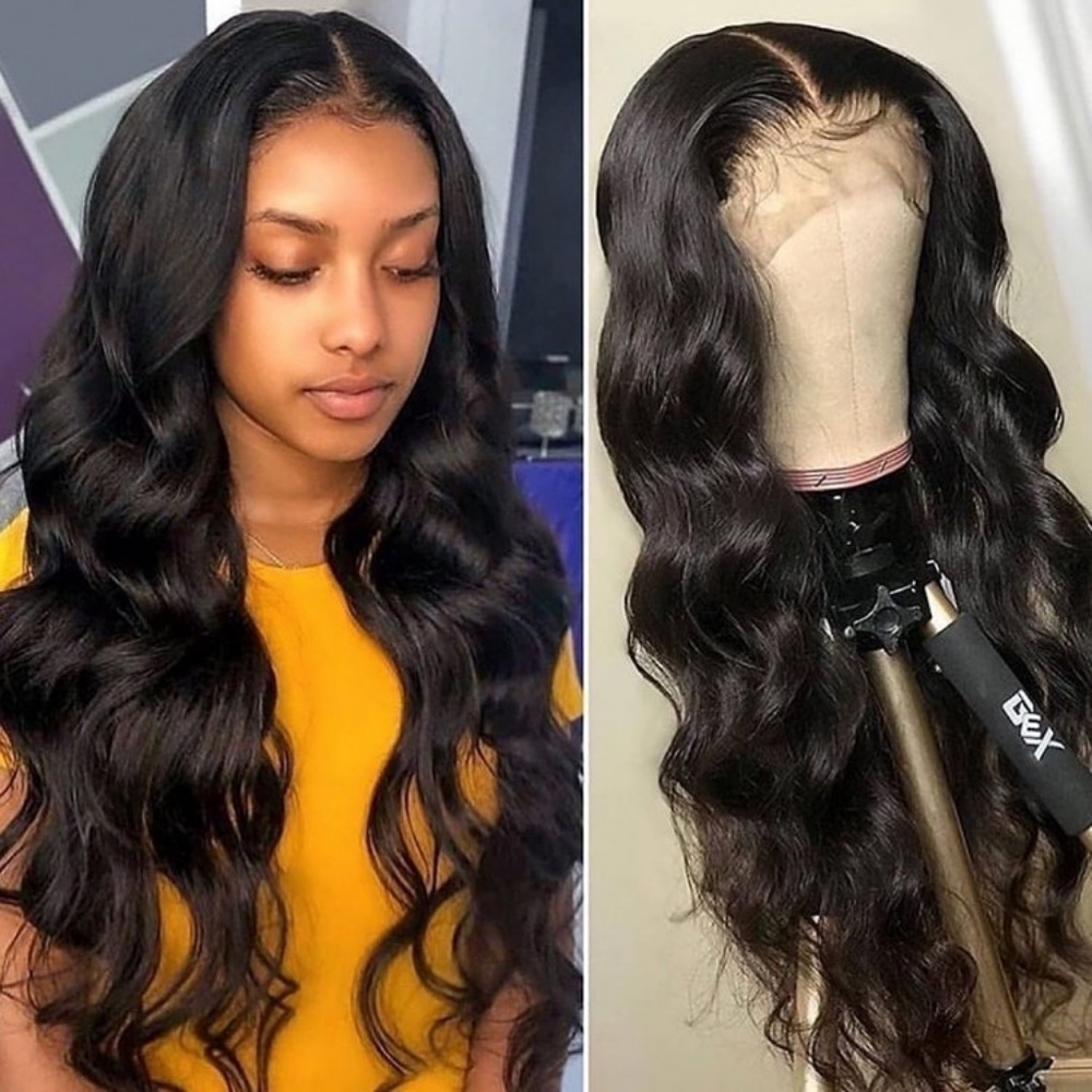 Black Curly LaceFront